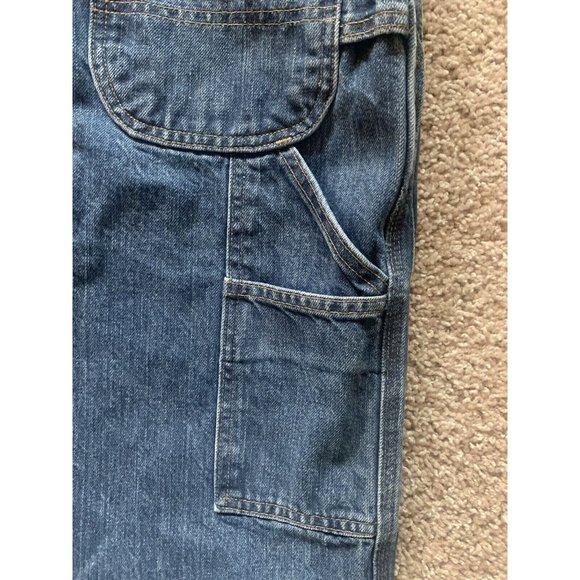 SOLD!!!Carhartt Women’s Size 12X28 Carpenter Blue Jeans Mid Rise WB013 VIO 30x28 - Picture 6 of 11